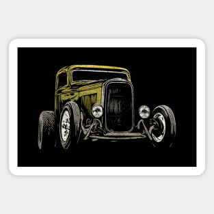 Little Deuce Coupe yellow version Magnet